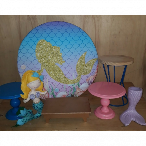 KIT 8 PEÇAS SEREIA