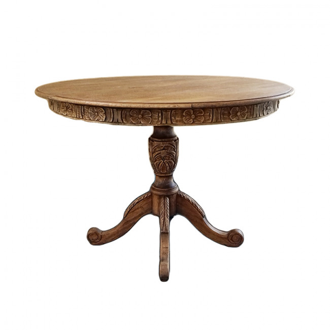 Mesa Mad Rustica Red Entalhada 106x80cm