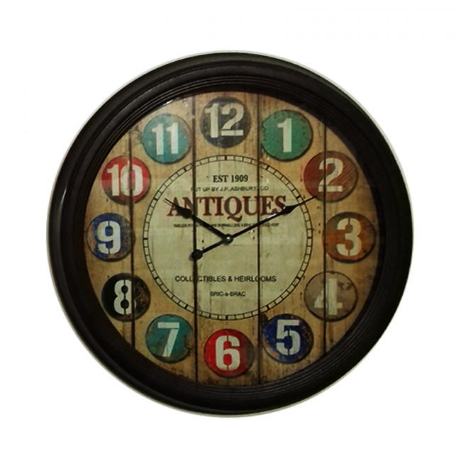 Relógio Parede Decorativo Antiques 62cm