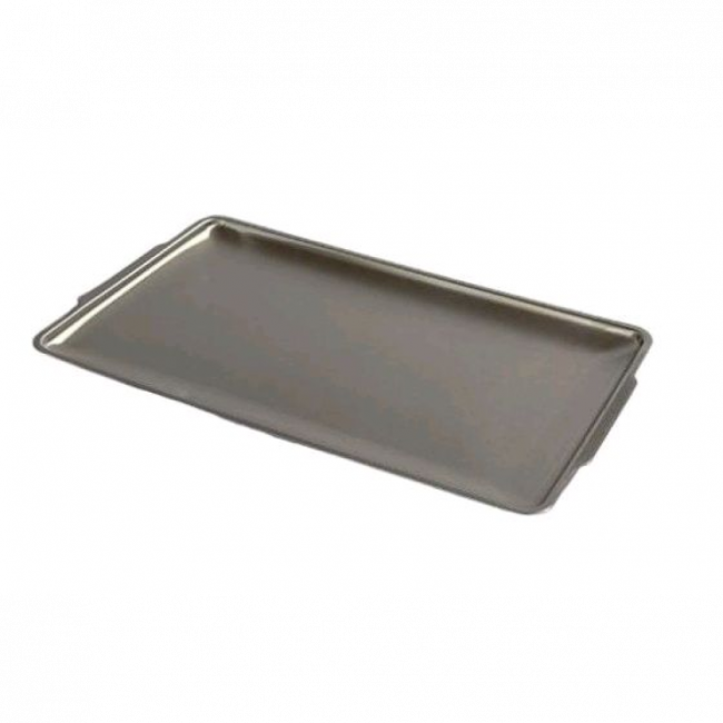 Bandeja Inox Retangular cor Prata 40x20cm