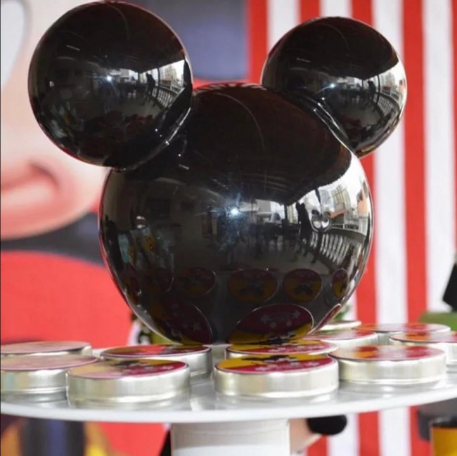 Item Decorativo - Cabeça mickey preto
