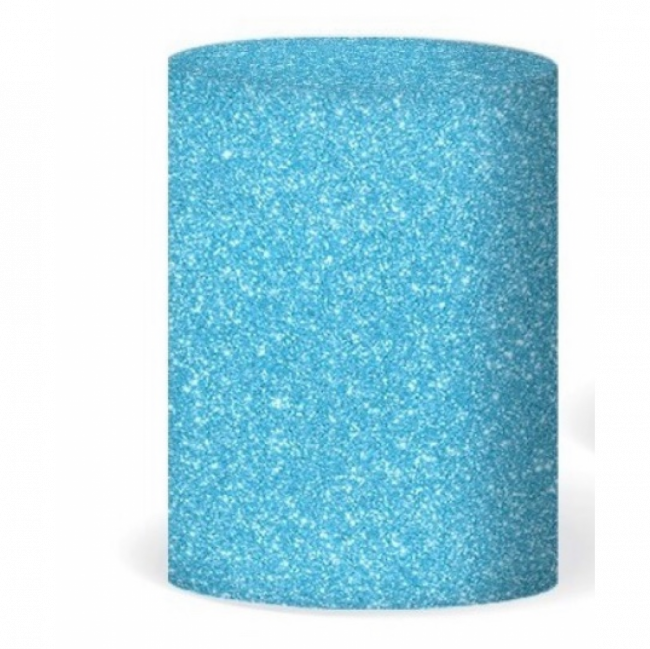 Capa de cilindro P azul glitter