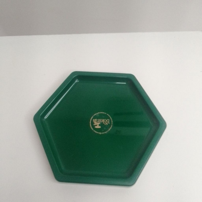 Bandeja exagonal G soboleiras verde musgo
