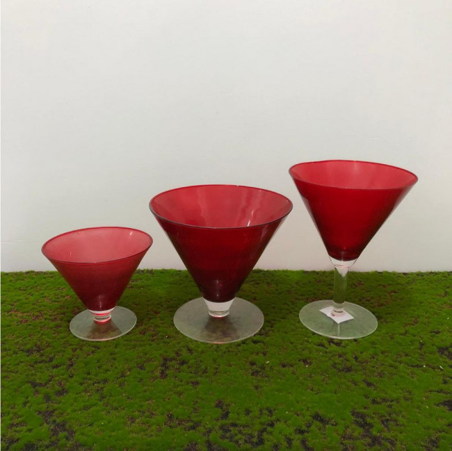 Compoteira taça vidro (G)