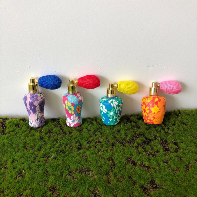 Mini frasco perfume c/rosa
