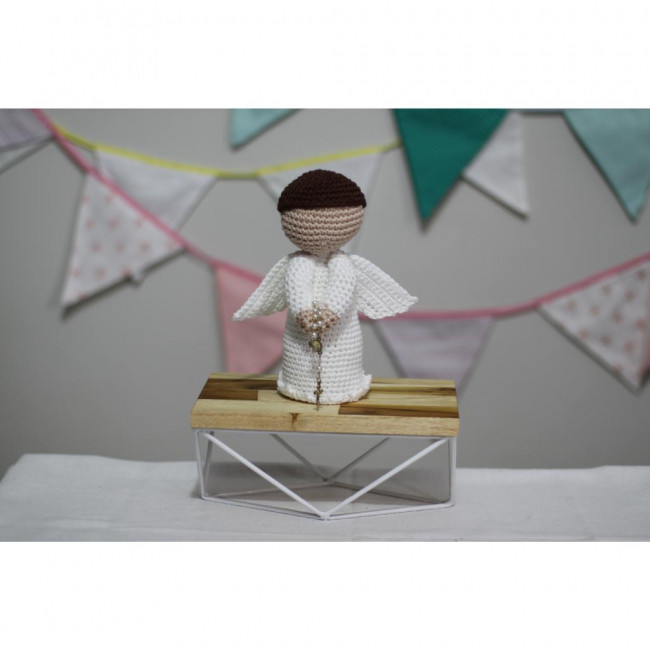 AMIGURUMI ANJO PEQUENO 19cm