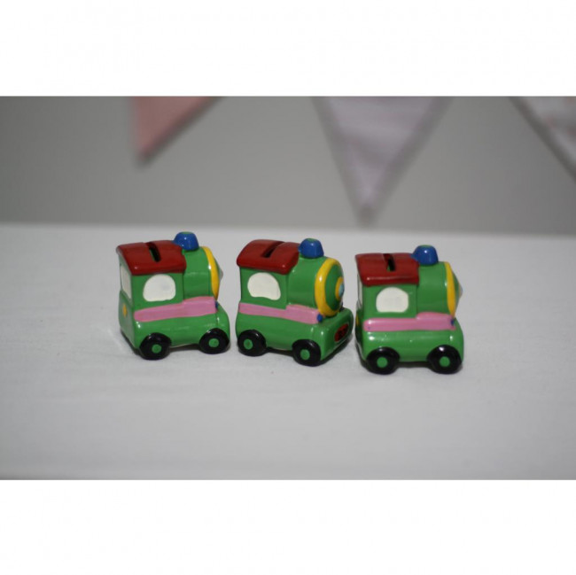 Dupla trenzinho de ceramica