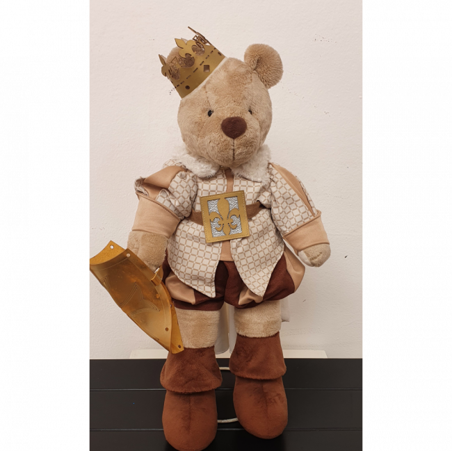 Urso rei M (Com suporte de metal)