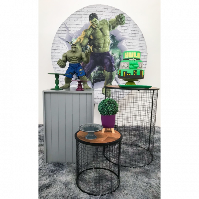 Kit Hulk locação das peças para retirada na loja ( não inclui bolo )