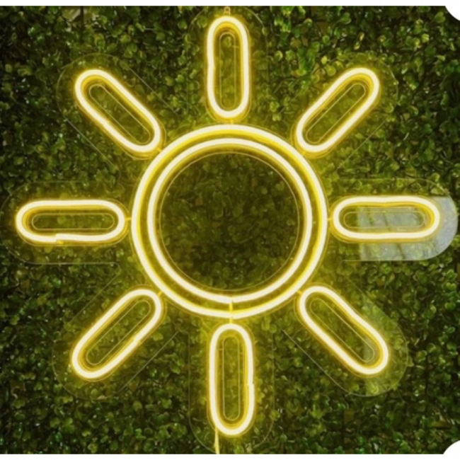 Led em formato de sol
