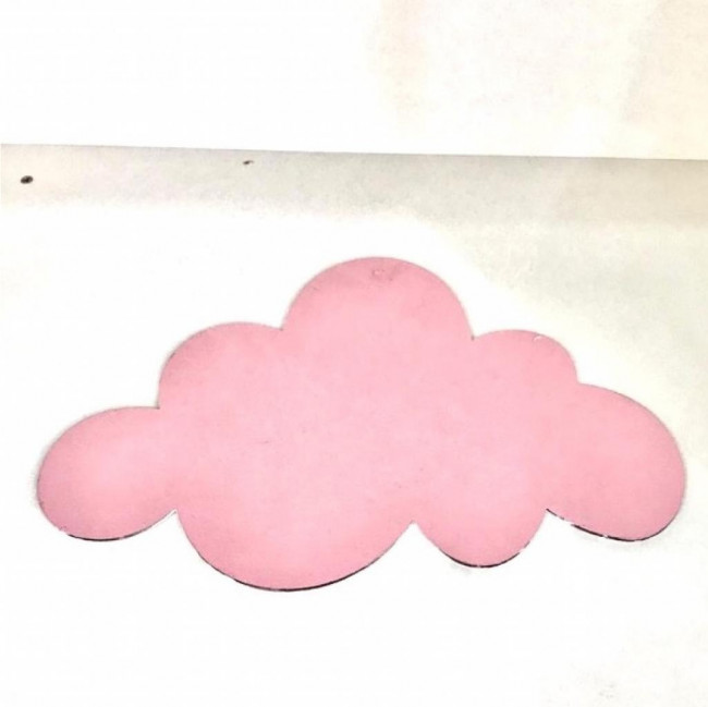 Display nuvem rosa