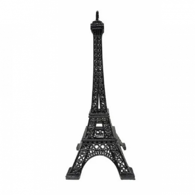 Enfeite Torre Eiffel ferro preto p