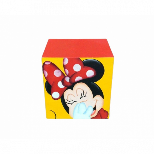 CUBO DA MINNIE VERMELHO