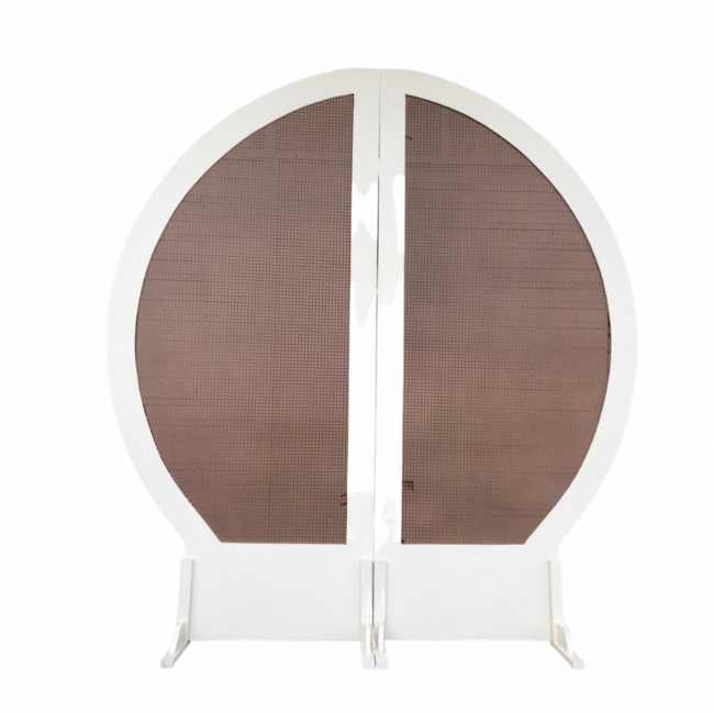 Painel palha furinho direito MDF 100L x 222 cm