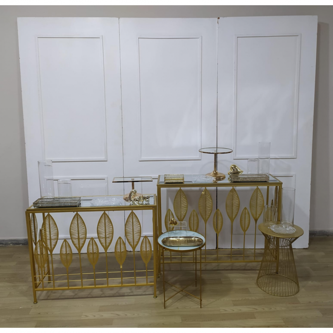 Casamento dourado e branco