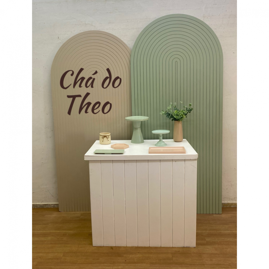 Chá de bebê verde