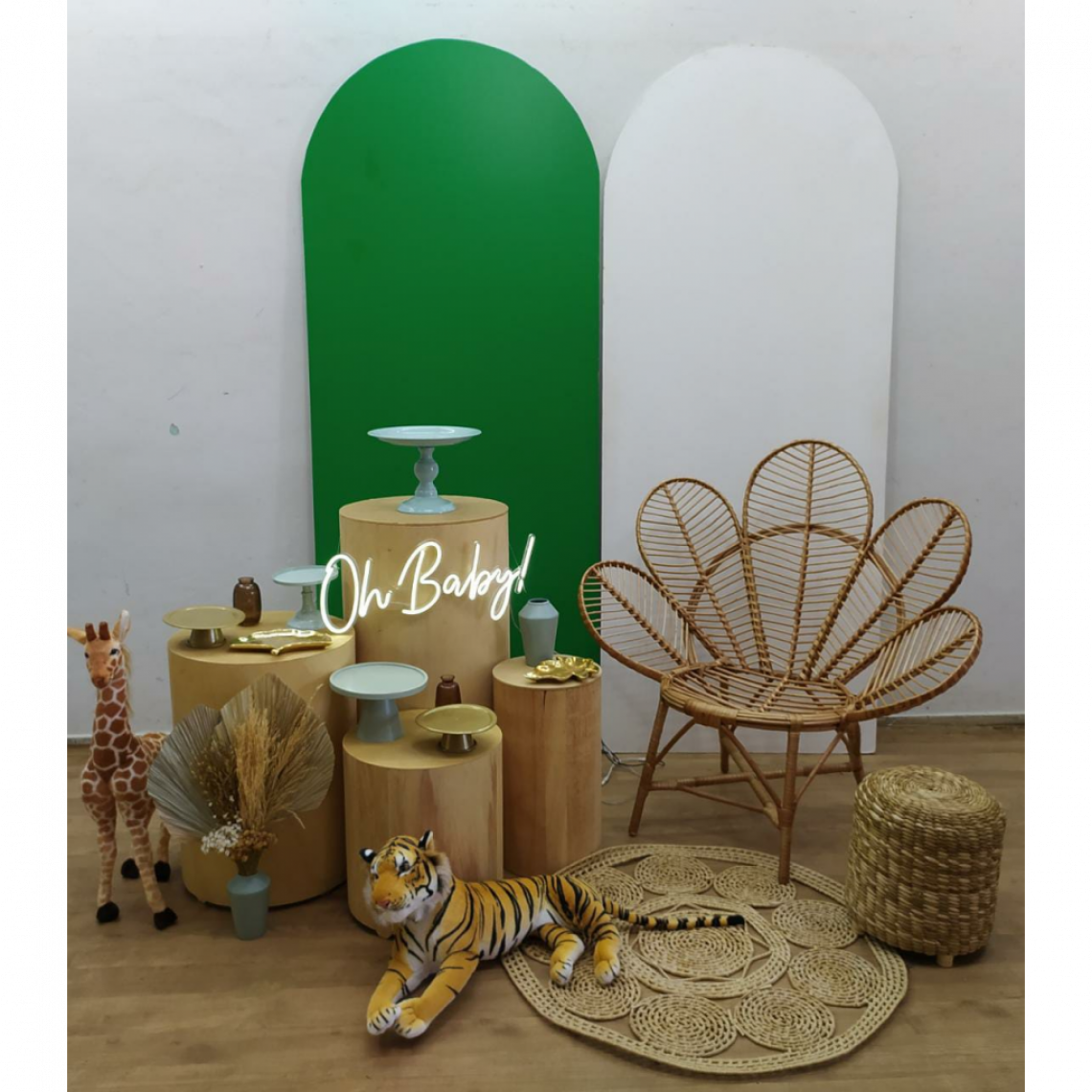 cha de bebe verde