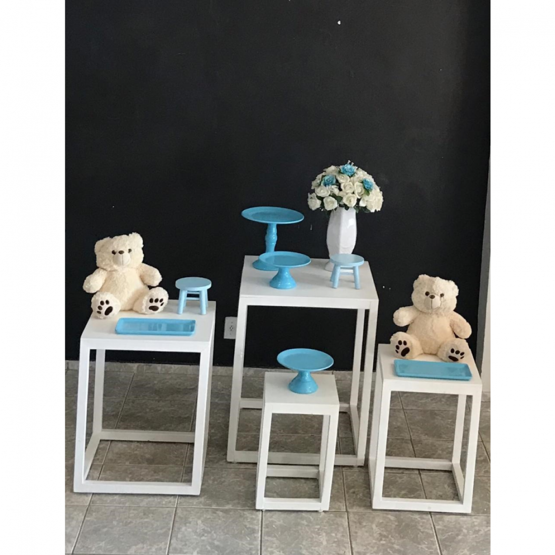 cha de bebe azul