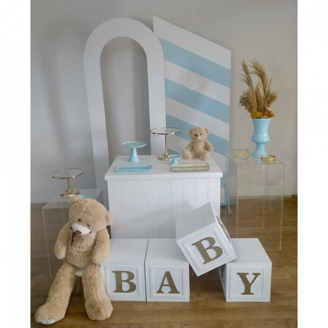 cha de bebe azul