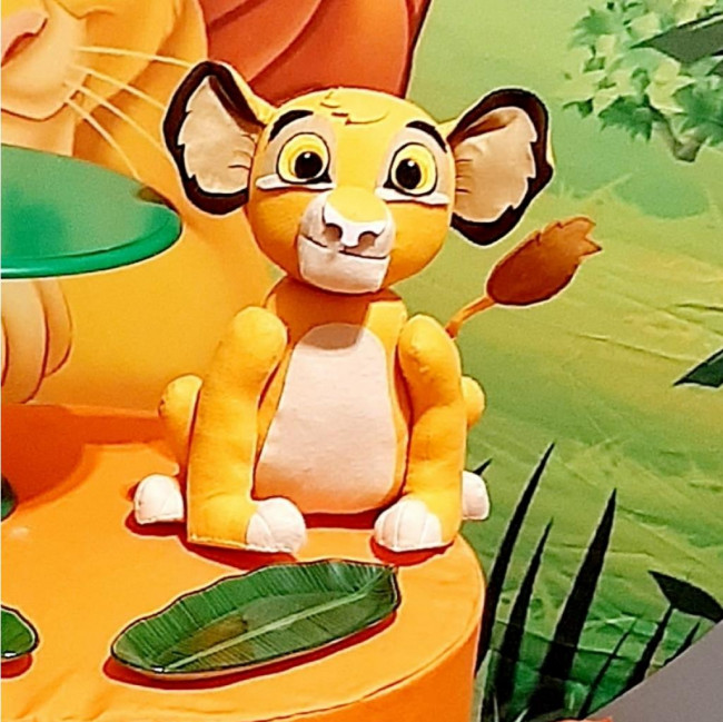 Simba feltro G - Rei Leão