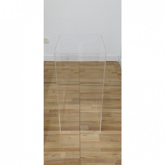 Cubo Acrílico G (desmontável) 78cm de altura x 39,5cm x 39,5cm