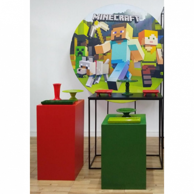 Sugestão de composição para Decoração de Festa Minecraft/Game