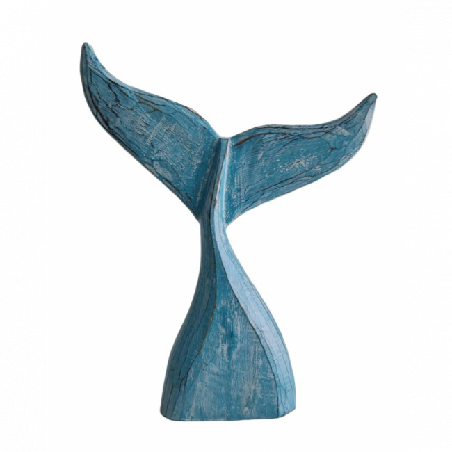 CAUDA DE BALEIA PATINA AZUL M