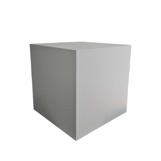 CUBO MDF BRANCO QUADRADO PP