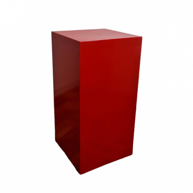 CUBO MDF VERMELHO M