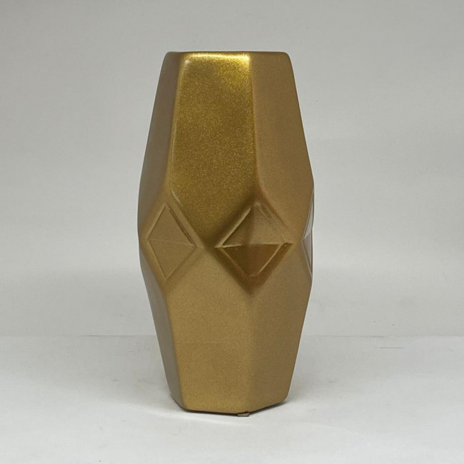 Vaso Diamante M - ( Dourado)