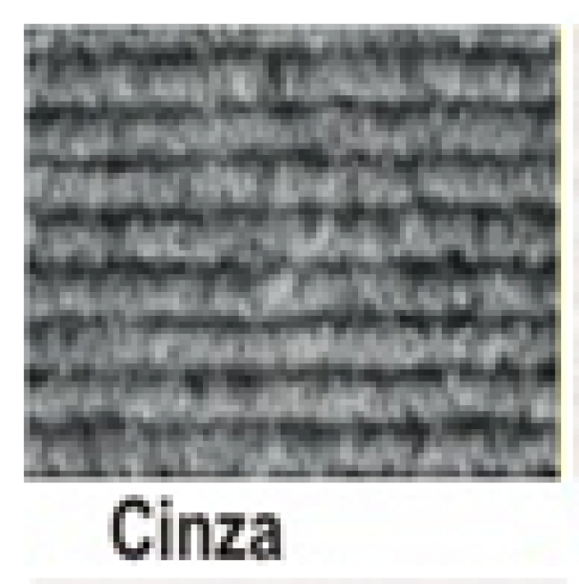 TAPETE CARPETE LISBOA CINZA 3M X 2,5M X 4MM ALT - S/ APLICAÇÃO