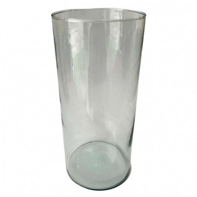 Vaso Cilindro Vidro - Tam G - Transparente