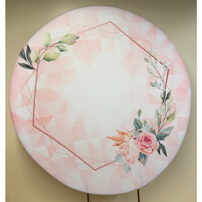Painel Flores Rosa 1,50