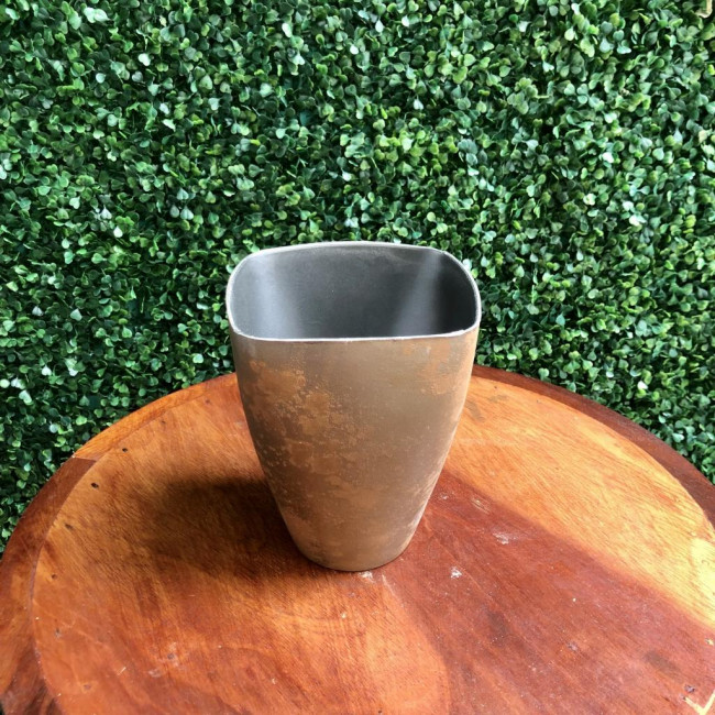 Vaso Rustico Ferugem M