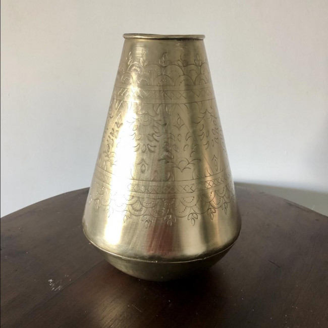 Vaso Dourado Estilo Árabe M
