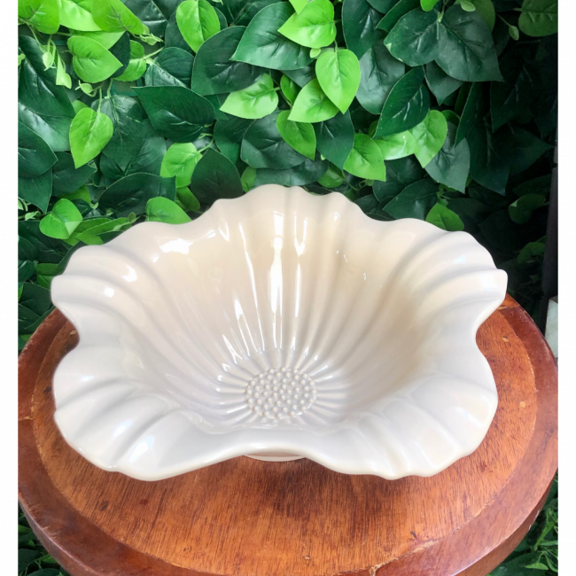 Saladeira Flor - Off White