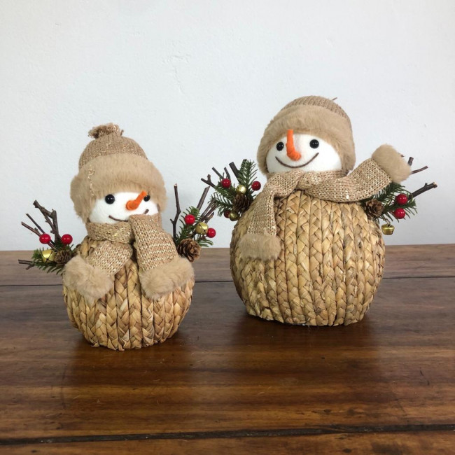 Boneco de Neve Rustico - M
