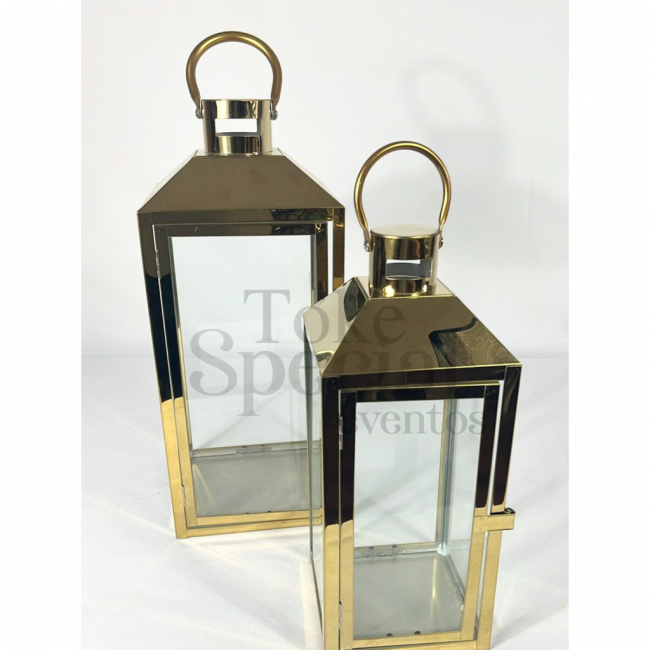 Luminaria/ Lanterna Gold - M
