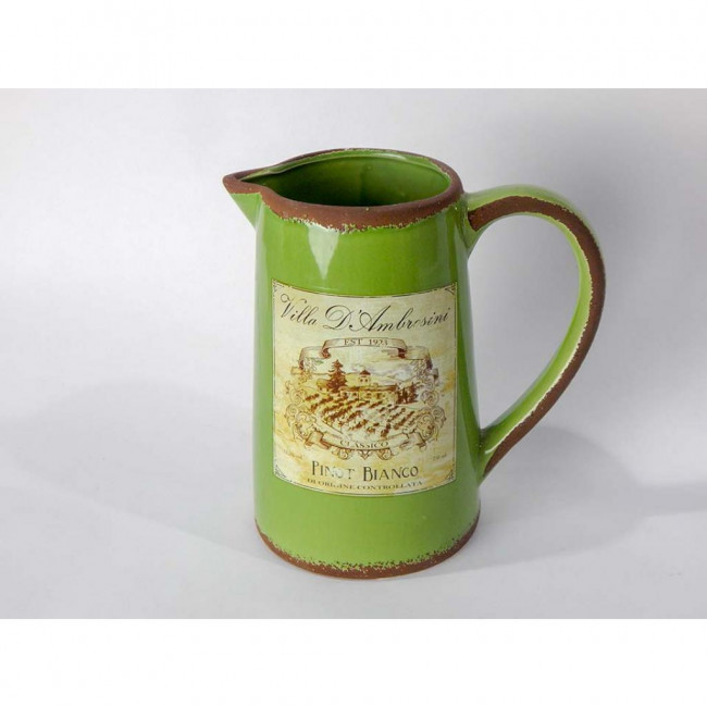 VASO JARRA RETRO VERDE