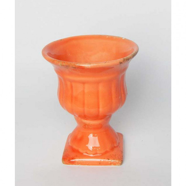 VASO ROMANO MINI RUSTICO LARANJA