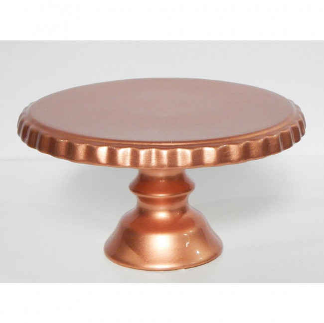 PRATO BOLO ABA ONDULADA ROSE GOLD GR