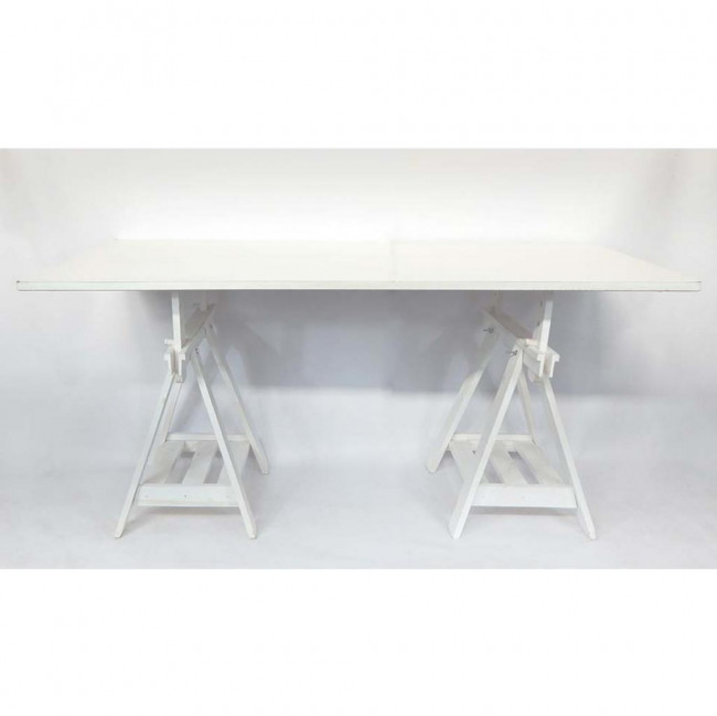 MESA CAVALETE BRANCO