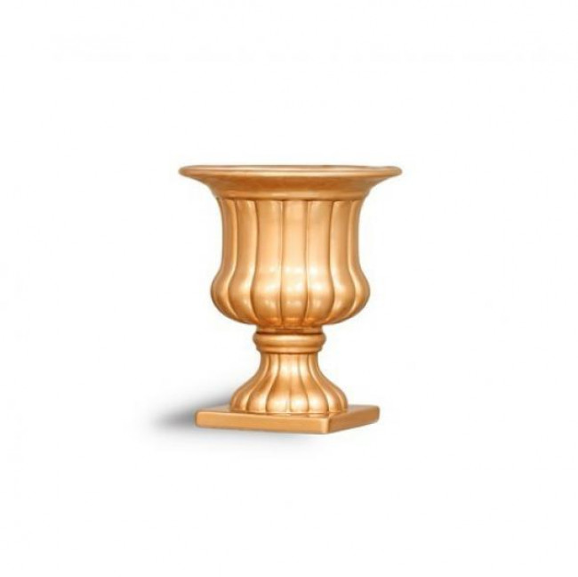VASO LOUÇA GREGO DOURADO G