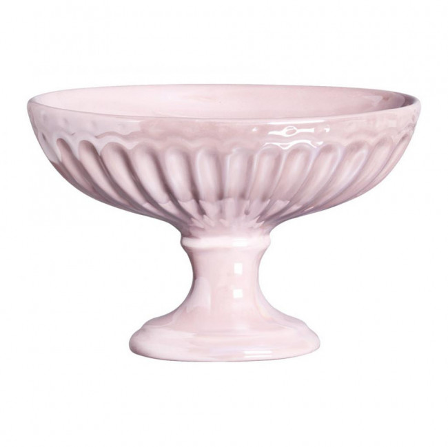 SUPORTE OVAL ROSA PEROLADO M