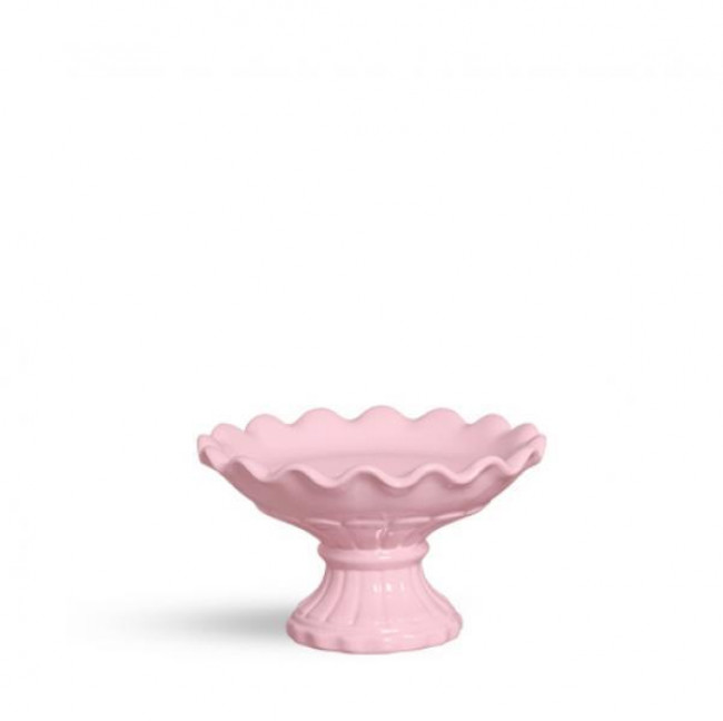 SUPORTE BABADO C/PÉ ROSA BB