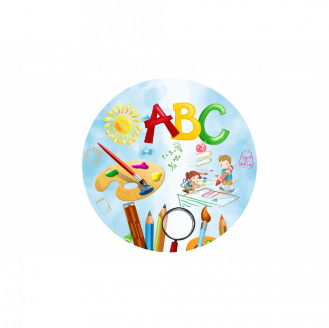 SUBLIMADO ABC FUNDO AZUL