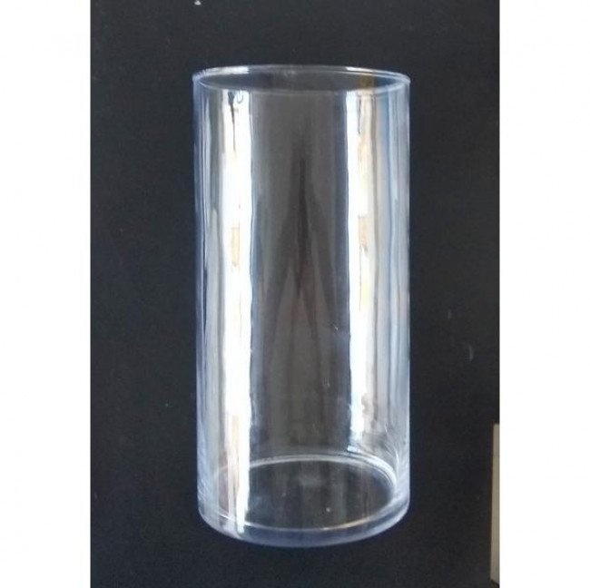 VASO CILIDRO DE VIDRO (30CM X 14CM)