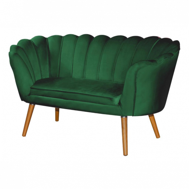 Sofá Chaise 2 lugares verde