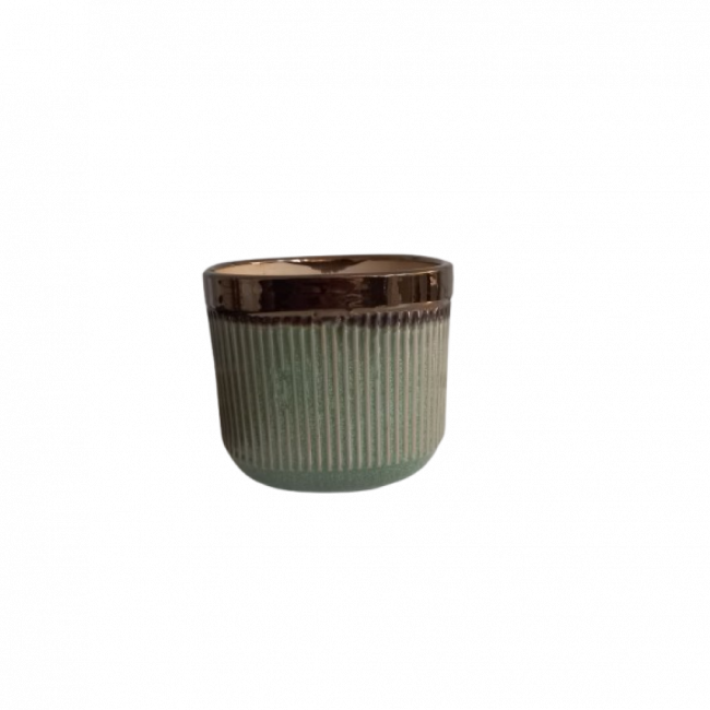 Vaso Ceramica Verde M