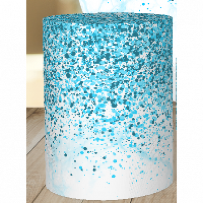 CAPA PARA CILINDRO GLITTER AZUL  SL P